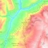 El Socorro topographic map, elevation, terrain