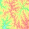 Benton Township topographic map, elevation, terrain