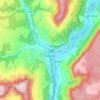 Aguessac topographic map, elevation, terrain