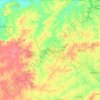 Paulding County topographic map, elevation, terrain