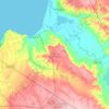 Cacuaco Municipality topographic map, elevation, terrain