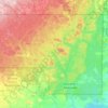 Menominee County topographic map, elevation, terrain