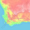 Western Cape topographic map, elevation, terrain