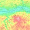 Mauges-sur-Loire topographic map, elevation, terrain