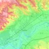 Gaillac topographic map, elevation, terrain