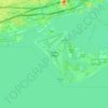 Toronto Island topographic map, elevation, terrain