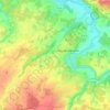 Faveraye-Mâchelles topographic map, elevation, terrain