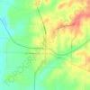 Lockesburg topographic map, elevation, terrain
