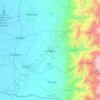 Pradera topographic map, elevation, terrain