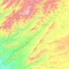 Zabul Province topographic map, elevation, terrain