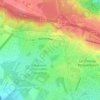 Rocquencourt topographic map, elevation, terrain