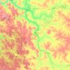 Shire Of York topographic map, elevation, terrain