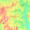 Aparecida de Goiânia topographic map, elevation, terrain