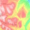 Town of Ossian topographic map, elevation, terrain