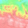 Kgetleng River Local Municipality topographic map, elevation, terrain