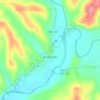 Bradleyville topographic map, elevation, terrain
