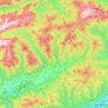 Turnau topographic map, elevation, terrain