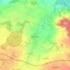 Schönbeck topographic map, elevation, terrain