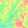 Nova Veneza topographic map, elevation, terrain