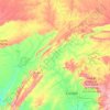 Rosário Oeste topographic map, elevation, terrain