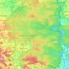 Veldensteiner Forst topographic map, elevation, terrain