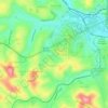 Industrial topographic map, elevation, terrain