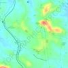 Kalamandalam topographic map, elevation, terrain