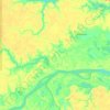 Anamã topographic map, elevation, terrain