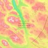 Øvre Dividal National Park topographic map, elevation, terrain