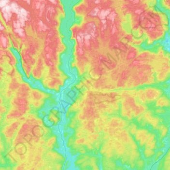 Evje og Hornnes topographic map, elevation, terrain