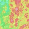 Unorganized North East Parry Sound topographic map, elevation, terrain