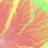 Tefé topographic map, elevation, terrain
