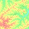 Yamba topographic map, elevation, terrain