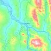 La Pintada topographic map, elevation, terrain