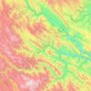 Provincia Charcas topographic map, elevation, terrain