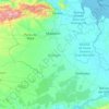 Estado Monagas topographic map, elevation, terrain