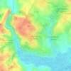 Rauville-la-Place topographic map, elevation, terrain