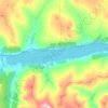 Loch Earn topographic map, elevation, terrain