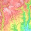 Quézac topographic map, elevation, terrain