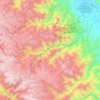 Cholón topographic map, elevation, terrain