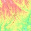 Colquitt County topographic map, elevation, terrain