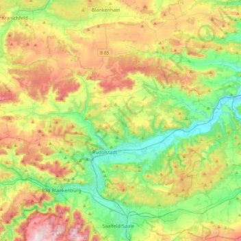07407 topographic map, elevation, terrain