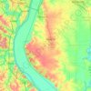 Monroe County topographic map, elevation, terrain