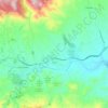 Fines topographic map, elevation, terrain