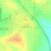 Town of Vulcan topographic map, elevation, terrain