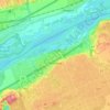 Orléans topographic map, elevation, terrain