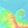 Mateare (Municipio) topographic map, elevation, terrain