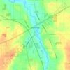 Jonesville topographic map, elevation, terrain