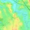 Narre Warren South topographic map, elevation, terrain