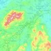 County Laois topographic map, elevation, terrain